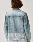 RISEN Button Up Ombre Washed Jacket