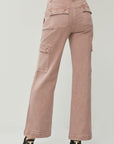 RISEN Full Size High Rise Wide Leg Cargo Jeans