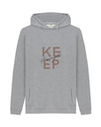 Dark Gray Sentience Keep It Simple Unisex Hoodie