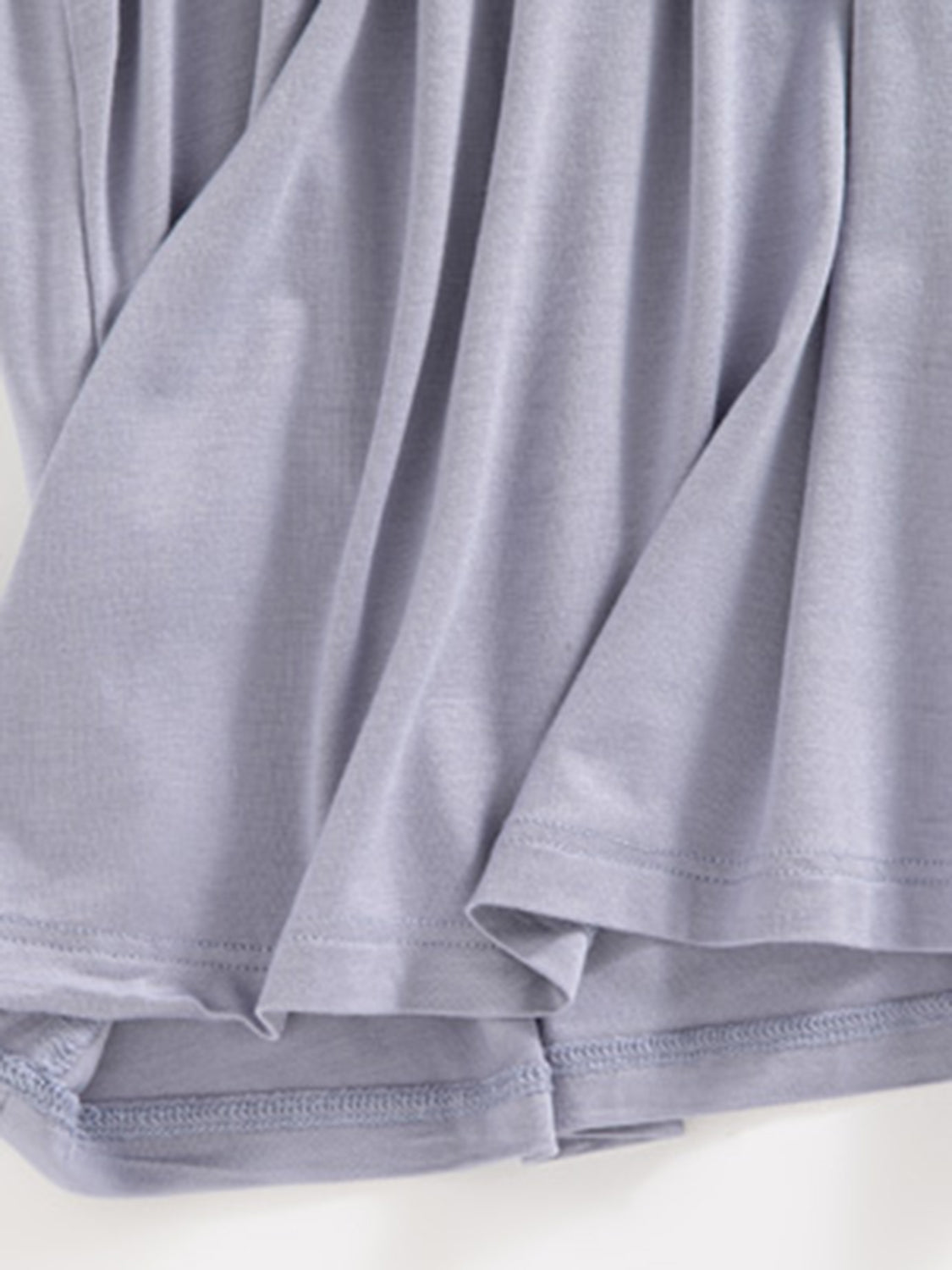 Dark Gray Scoop Neck Midi Cami Dress with Bra Sentient Beauty Fashions Apparel &amp; Accessories