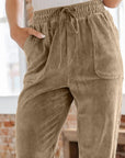 Drawstring Pants with Pockets