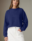 Round Neck Long Sleeve Sweatshirt