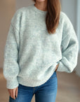 Round Neck Long Sleeve Sweater