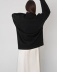 Turtle Neck Dropped Shoulder Sweater