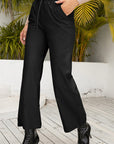 Ivy Lane Drawstring Wide Leg Long Pants