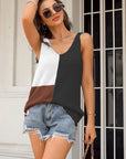 Color Block Knit Tank