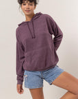 HYFVE Brushed Long Sleeve Hoodie with Kangaroo Pocket