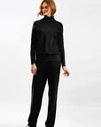 Basic Bae Turtleneck Raglan Sleeve Top and Pants Sweater Set