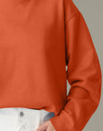 Round Neck Long Sleeve Sweatshirt