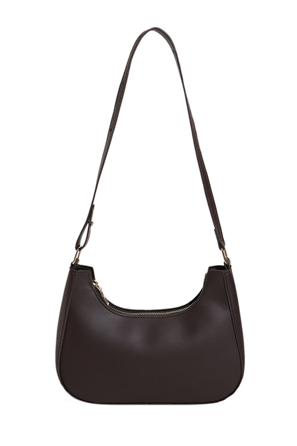 Dark Slate Gray PU Leather Shoulder Bag Sentient Beauty Fashions Apaparel &amp; Accessories