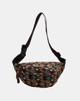 Adjustable Strap Canvas Sling Bag