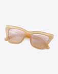 White Smoke UV400 Polycarbonate Frame Sunglasses Sentient Beauty Fashions Apparel & Accessories