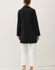 Be Cool Single Button Long Sleeve Coat with Pockets