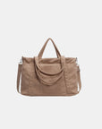 Corduroy Solid Large Tote Bag