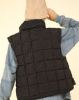 VERY J Zip Up Puffer Padded Warm Vest