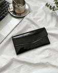 Light Gray PU Leather Small Wallet Sentient Beauty Fashions *Accessories