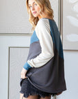 HOPELY Color Block Long Sleeve T-Shirt