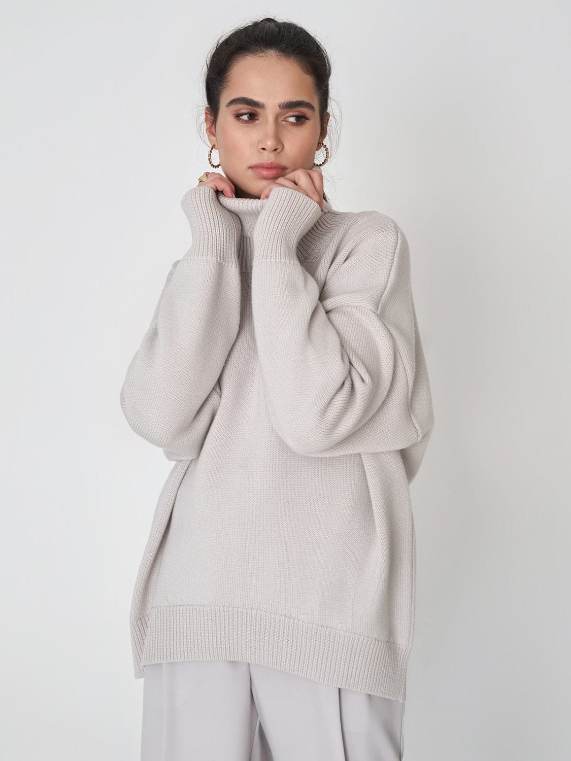 Turtleneck Long Sleeve Sweater