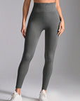 Dark Gray High Waist Active Leggings