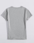 Light Gray LOS ANGELES CALIFORNIA Round Neck T-Shirt