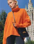 Basic Bae Turtleneck Dropped Shoulder Long Sleeve Sweater