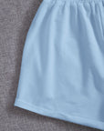 Dark Gray Drawstring Pocketed Elastic Waist Shorts Sentient Beauty Fashions Apparel & Accessories
