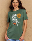 Simply Love Full Size Dinosaur Skeleton Graphic Cotton T-Shirt