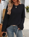 Mandy Round Neck Long Sleeve Sweater