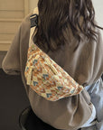 Adjustable Strap Canvas Sling Bag