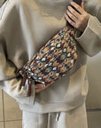 Adjustable Strap Canvas Sling Bag