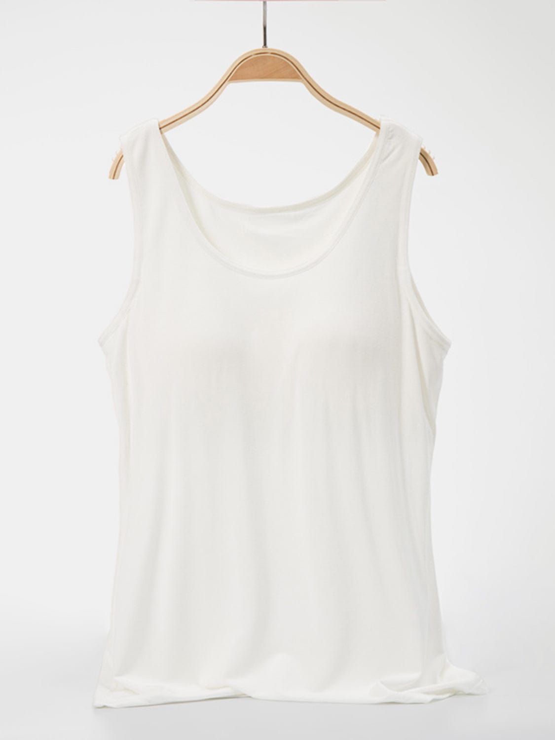 Lavender Scoop Neck Wide Strap Tank