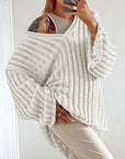 V-Neck Long Sleeve Sweater