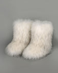 Thermal Fuzzy Platform Boots