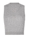 Cable-knit V-Neck Sweater Vest