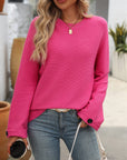 Mandy Round Neck Long Sleeve Sweater