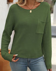 Mandy Round Neck Long Sleeve Sweater