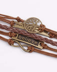 FREE Alloy PU Leather Rope Bracelet with Swimwear purchase