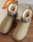 Thermal Suede Platform Boots