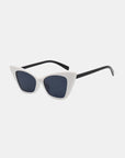 White Smoke Acetate Lens Cat Eye Sunglasses