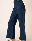 Mittoshop High Waist Wide Leg Jeans