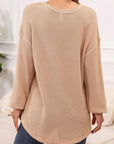 Mandy Round Neck Long Sleeve T-Shirt