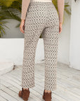 Ivy Lane Tied Printed Pants with Pockets