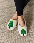 Melody Christmas Tree Cozy Slippers