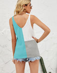 Color Block Knit Tank