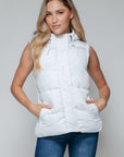 Snobbish Snap and Zip Closure Hooded Vest