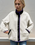 Double Take Snap Down Raglan Sleeve Jacket with Pockets