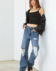 HAMMER COLLECTION Distressed High Waist Jeans