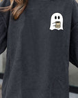 Ghost Graphic Drop Shoulder Sweatshirt