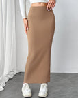 Maxi Knit Wrap Skirt