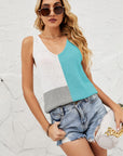 Color Block Knit Tank